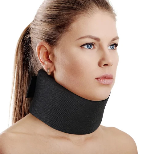Neck Cervical Collar - Soft, Breathable Fabric | Portable, Foldable Design For Everyday Comfort And Neck Support