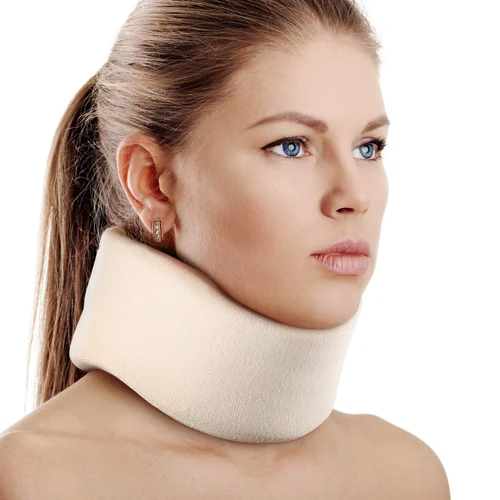 Neck Cervical Collar - Soft, Breathable Fabric | Portable, Foldable Design For Everyday Comfort And Neck Support