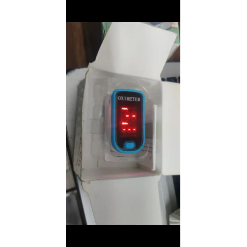 Fingertip Pulse Oximeter - High Spo2 And Pulse Rate Accuracy, Battery Powered , Durable Plastic Build With Audio Alarm And Unique Display