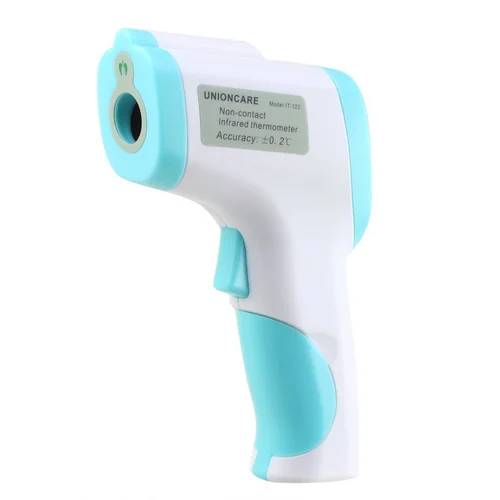 Infrared Thermometer - Plastic Material, Manual Operation, Available In White And Purple | Ergonomic Design For Comfort, Multi-mode Measurement For Body And Surface Temperatures