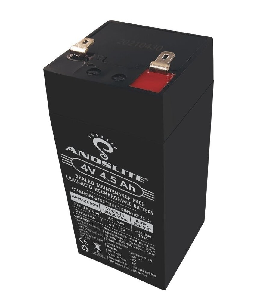 4V 4.5Ah Smf Battery - Application: Electrical
