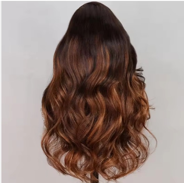 The Devote Ready Go 6x5 Highlight Brown Glueless Human Hair Wig | Pre-Cut Pre-Plucked Body Wave Lace Front Wig