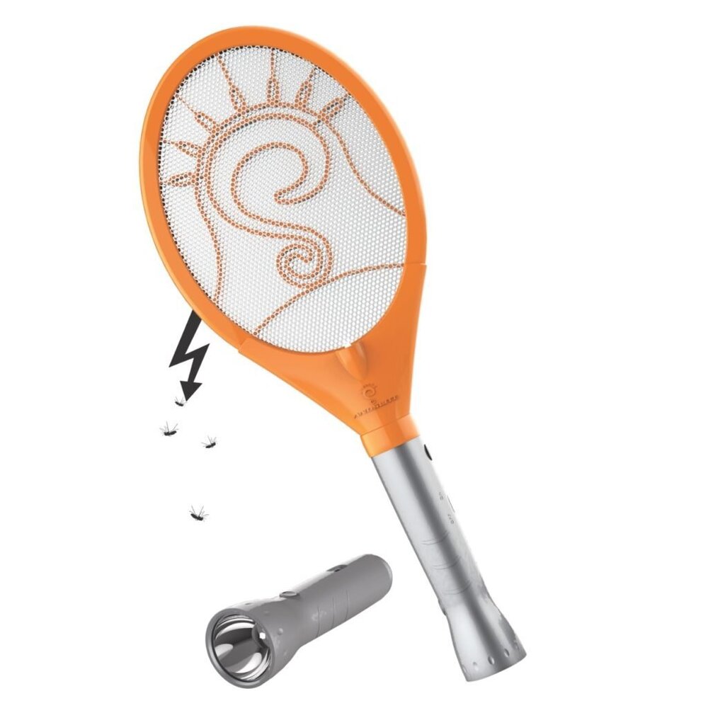 Almr01 Mosquito Rechargeable Racket With Torch - Application: Home
