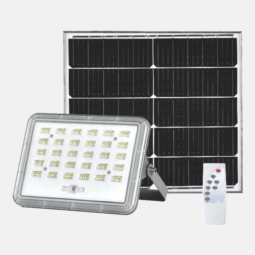 10W Solar Flood Light with LiFePO4 Battery