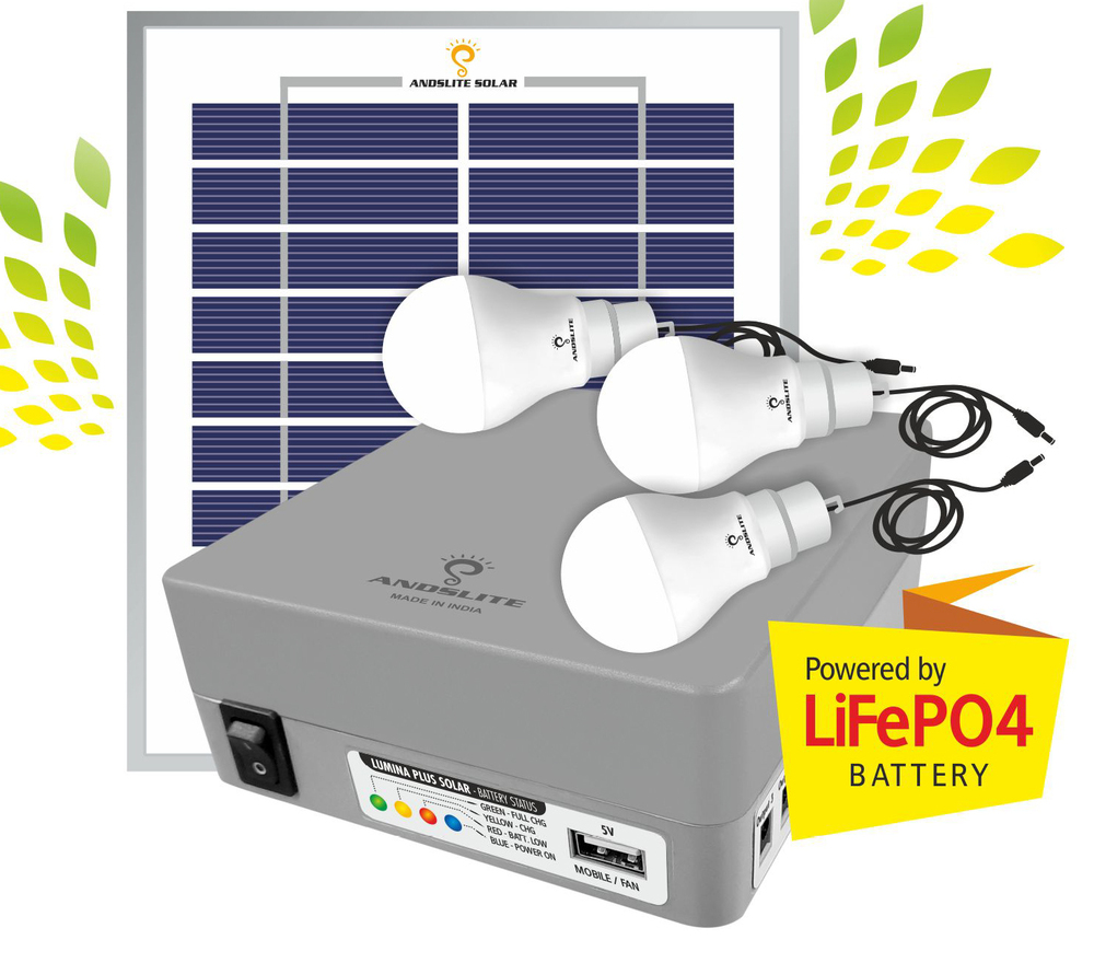 Lumina Plus Solar Rechargeable LED Home Light