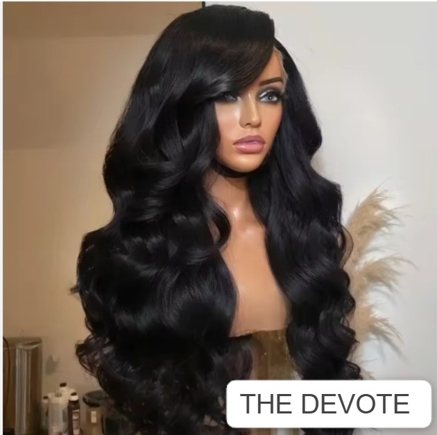 The Devote 100% Brazilian Remy Human Hair Body Wave Lace Front Wig | HD Transparent 13x4 / 13x6 Loose Water Wave Wig