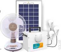 Shl 4 Solar Rechargeable Home Lighting Set With 20w Solar Panel - Features: Durable