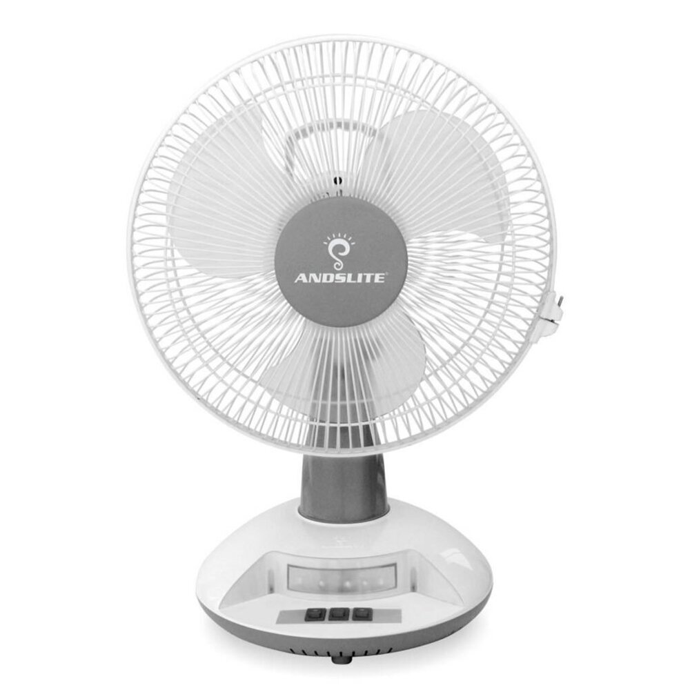 Elegant Plus Rechargeable Table Fan with Inbuilt LED Light