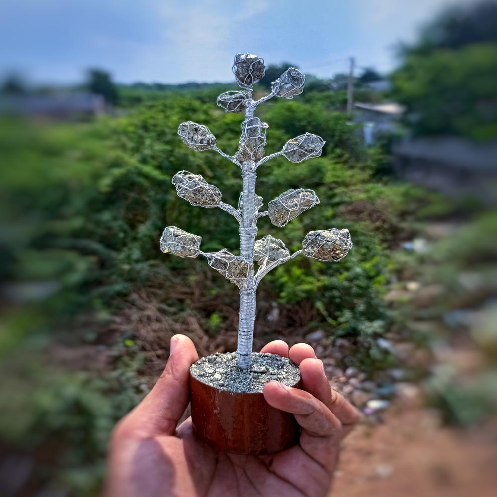 Original pyrite stone tree / HOME DECORATION SHOWPIECE