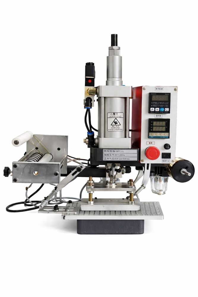 Hot Foil Stamping Machine 220/440v - Manual/semi-automatic, 40 Pcs/min Speed, 4*6 Inch Printing Area, Heavy Duty Steel Body