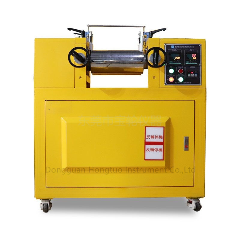Double Rolling Mill Machine Pvc Rubber And Plastic Lab Roll Mill - Accuracy: . °C