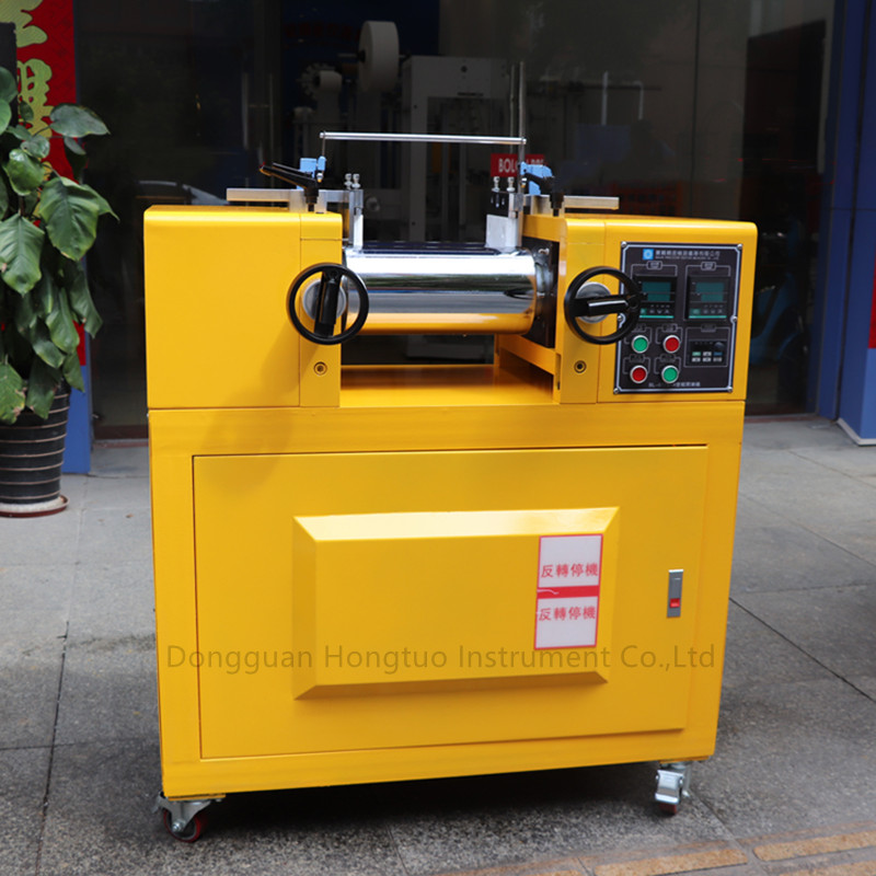Double Rolling Mill Machine Pvc Rubber And Plastic Lab Roll Mill - Accuracy: . °C