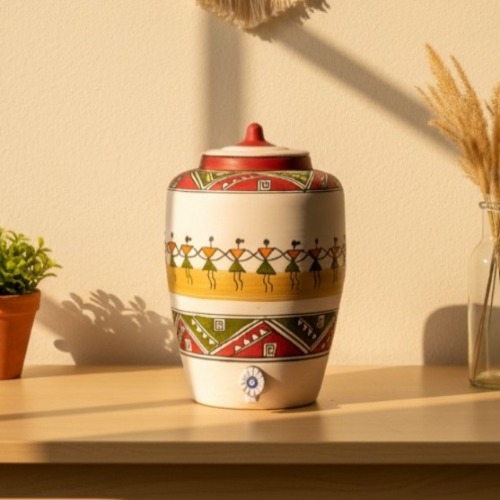 Clay Water Pot Dancing Doll 13 LTR