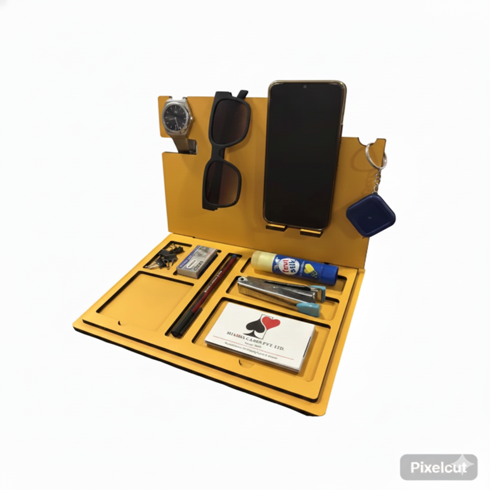 Desk Organiser - Color: Black
