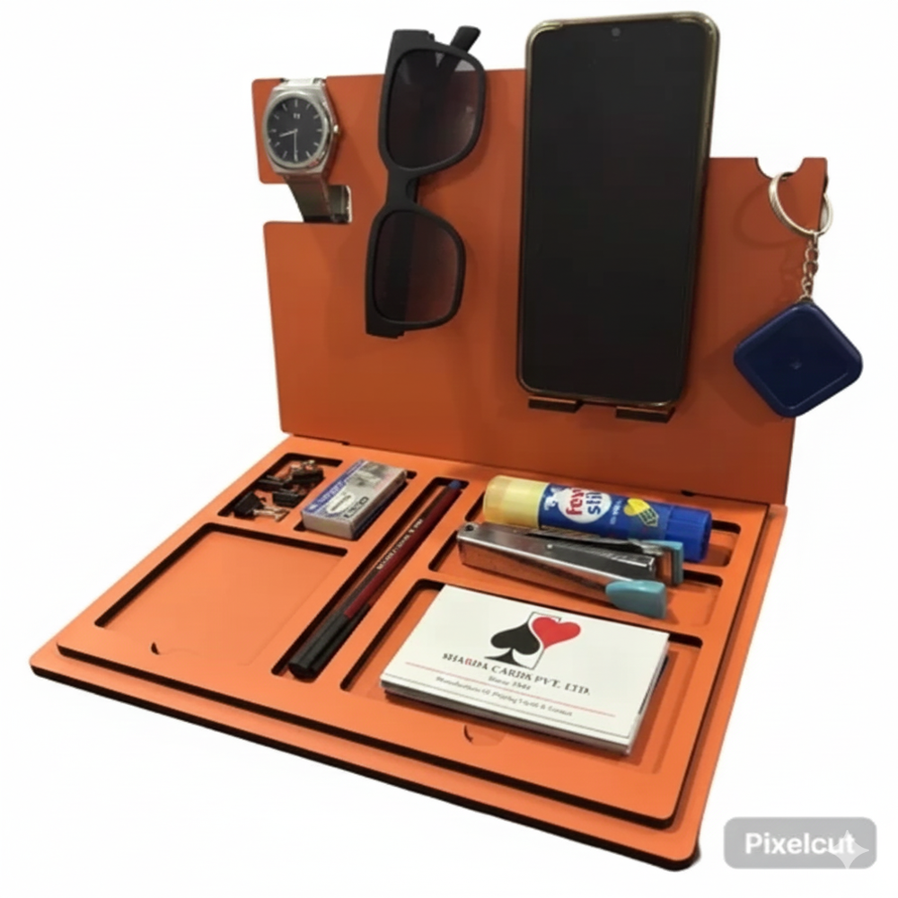 Desk Organiser - Color: Black