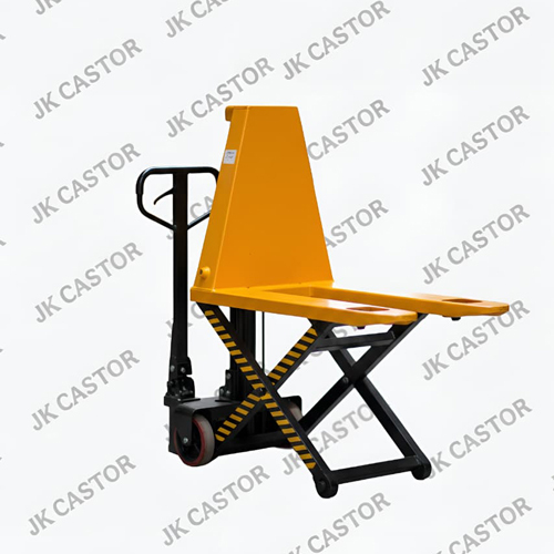 High Lift Pallet Truck - Color: Yellow
