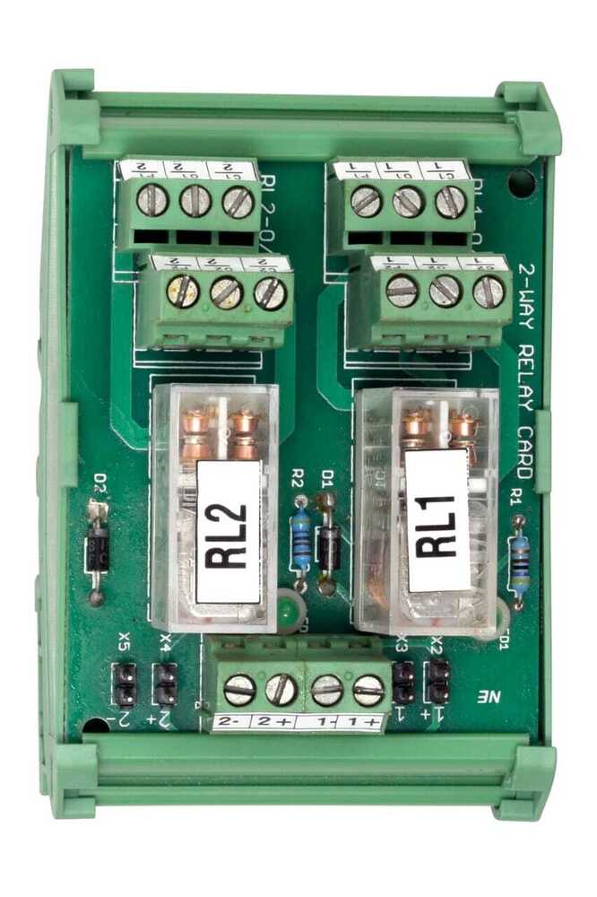 2 Way Relay Card - Dimension (L*W*H): 89 X 82 X 66 Millimeter (Mm)