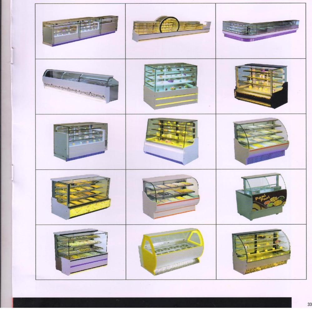 Display Counter - Stainless Steel, Glass | Variable Dimensions, 3-5 Adjustable Shelves, Refrigerated, 2-8â°c Temperature Range For Retail Food Display