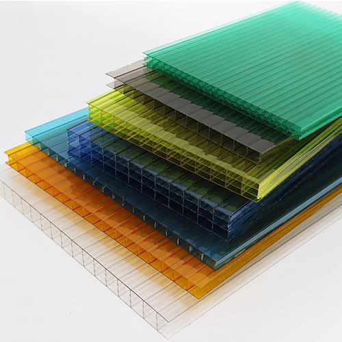 Multicolor Transparent Multiwall Sheet - Features: Durable