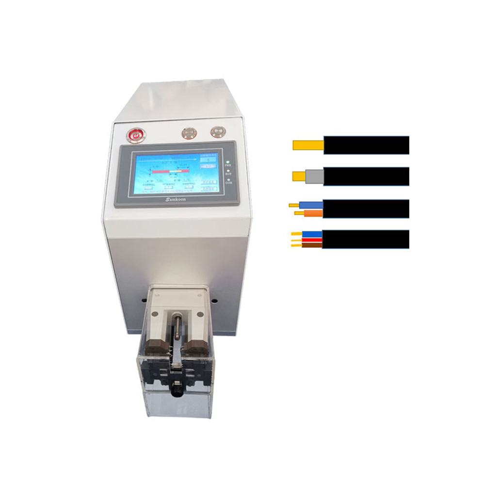 High Precision Electric Wire Stripping Machine - Color: White