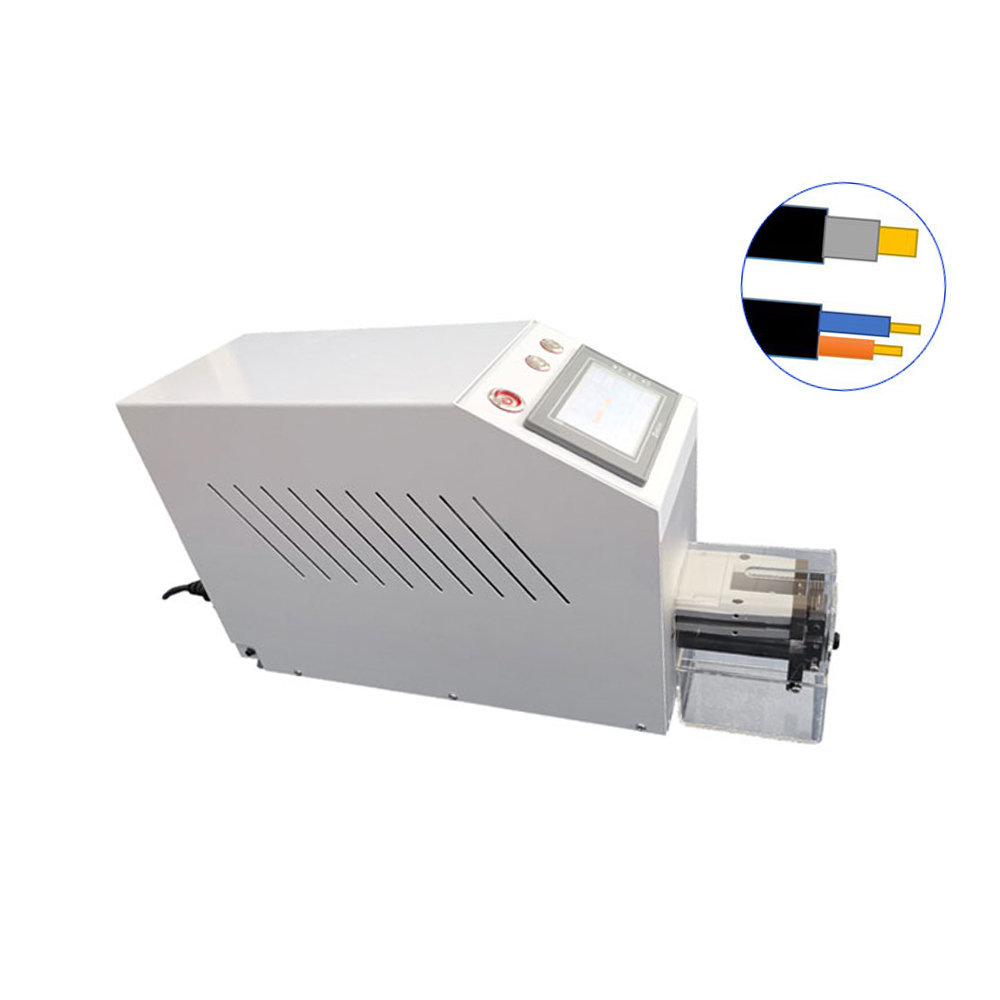 High Precision Electric Wire Stripping Machine - Color: White