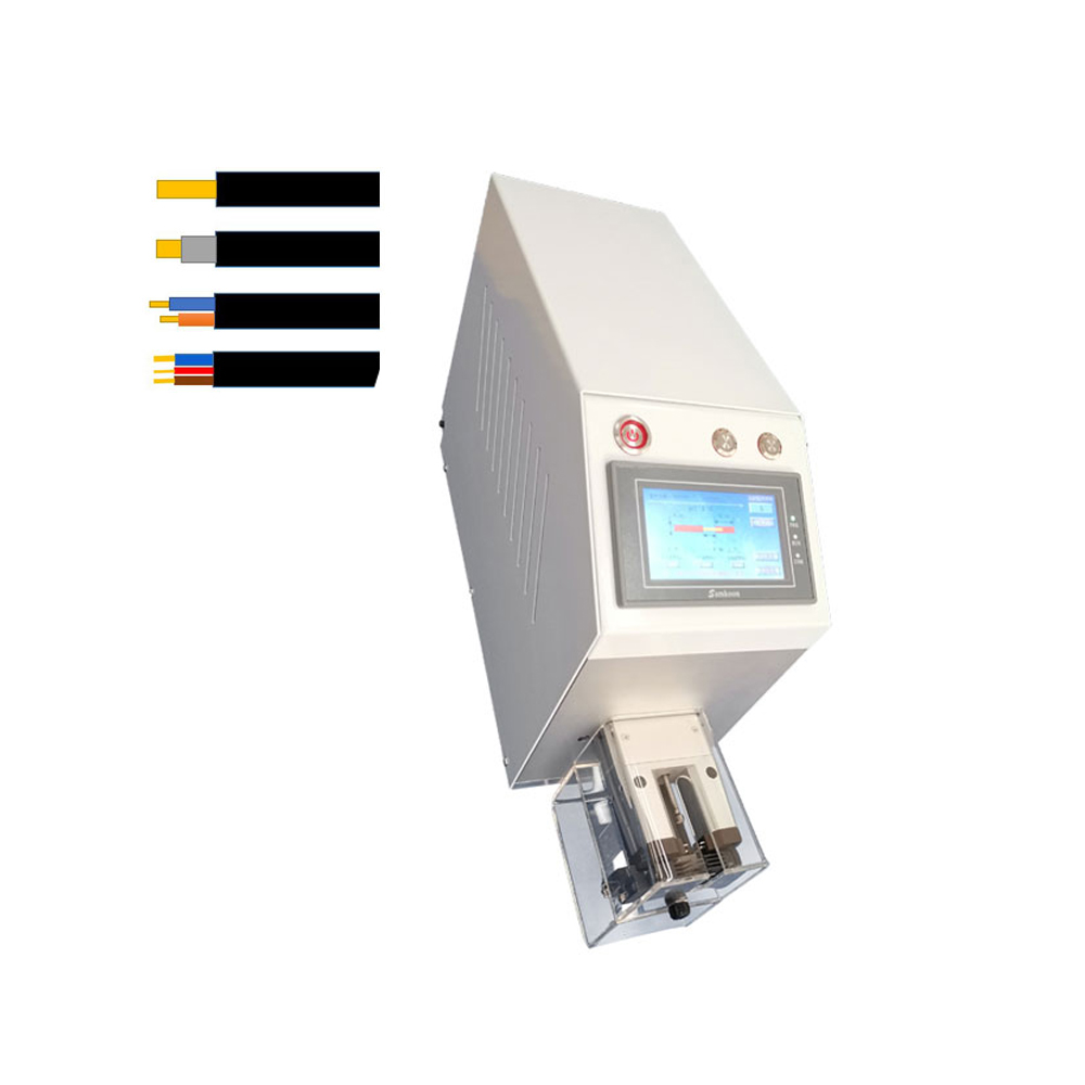 High Precision Electric Wire Stripping Machine - Color: White