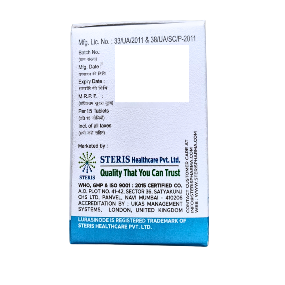 Lurasinode 40 - Dosage Form: Oral Tablet