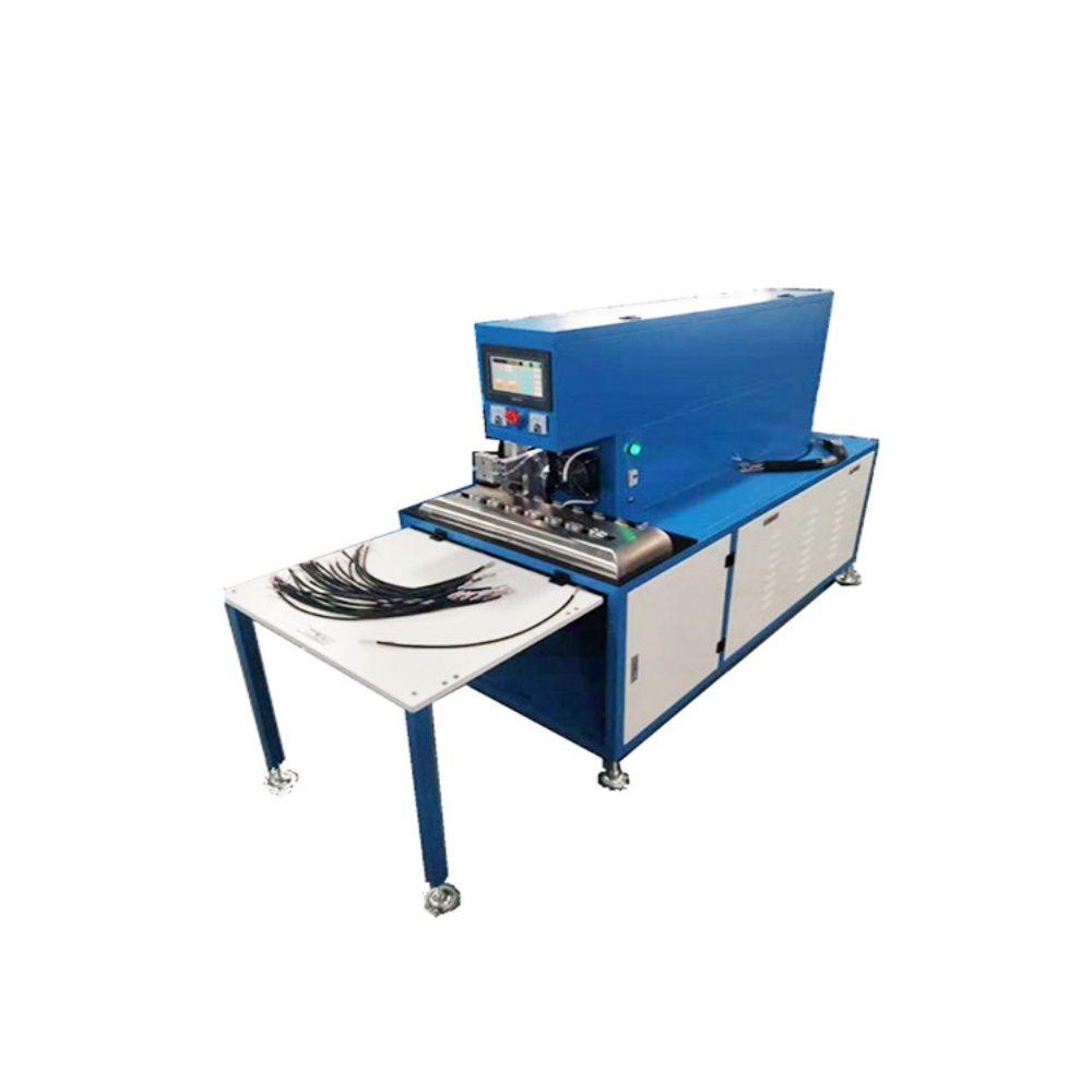 Laser Stripping The Aluminum Foil Of Cable - Color: Blue