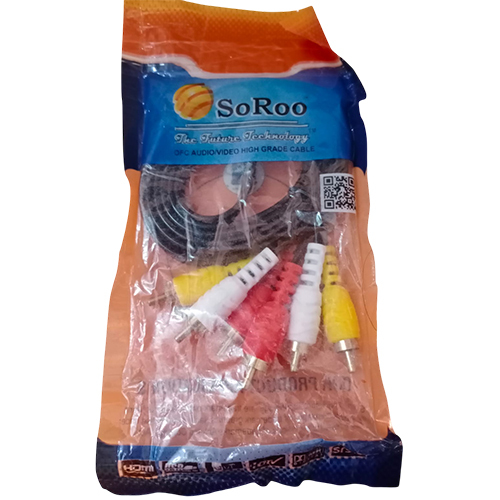 3-3 Jack AUX TV Cable