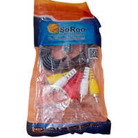 3-3 Jack Aux Tv Cable - Color: Multicolor