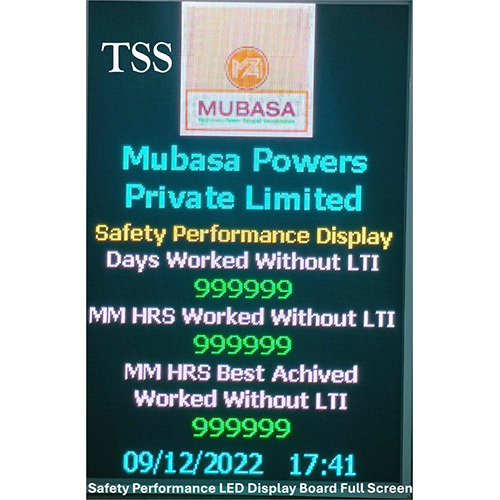 Full Screen Safety Performance LED Display Board