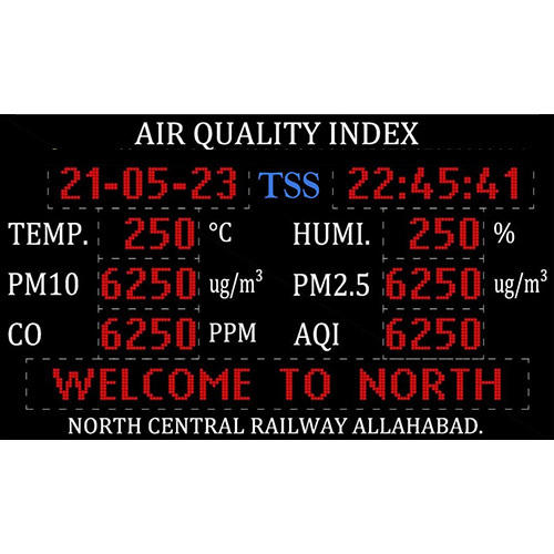 Air Quality Index Led Display Board - Frequency: 50 Hertz (Hz)