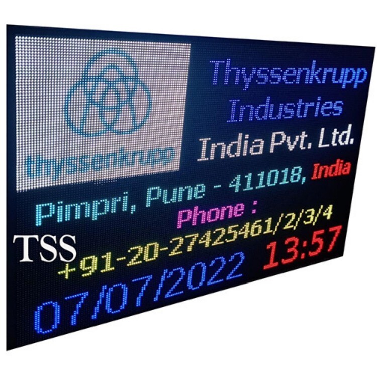 6 X 4 P10 Rgb Led Display Board - Application: Air Quality Monitoring