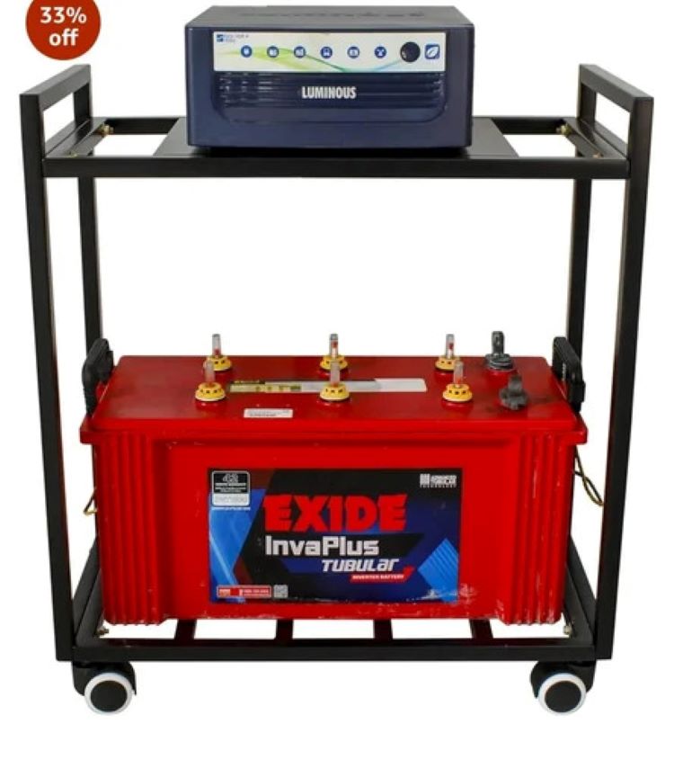 Inverter Battery Trolley