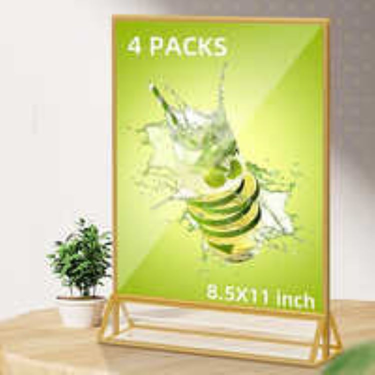 8.5x11 Inch Customize Acrylic Stand