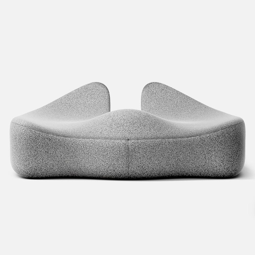 Coccyx Cushion - Polyester Foam Filling, Round Shape, 0.580 Gm Gsm | Flocked Plain Knitted Cover For Back Support
