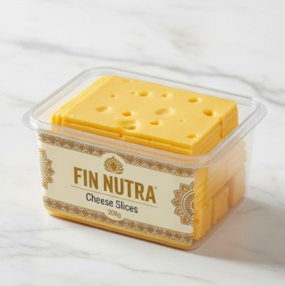 Fin Nutra Cheese Slices - Age Group: Children