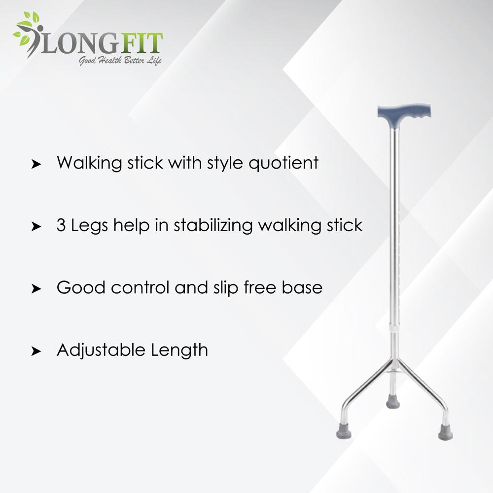 Walking Stick With 3 Legs