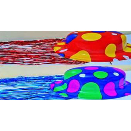 PVC Round Cap With Jari Hair