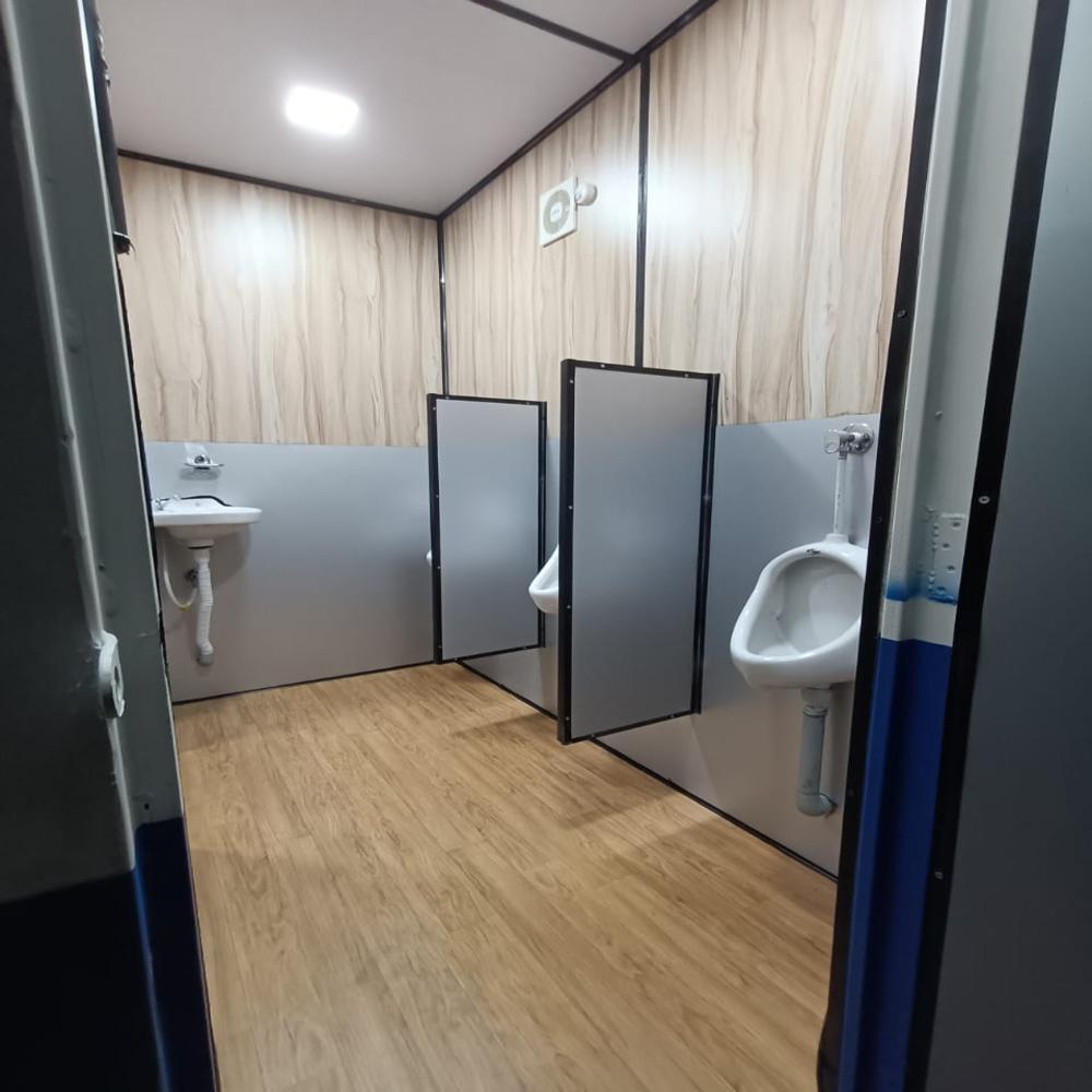 Ms Portable Toilets Cabin - Color: White