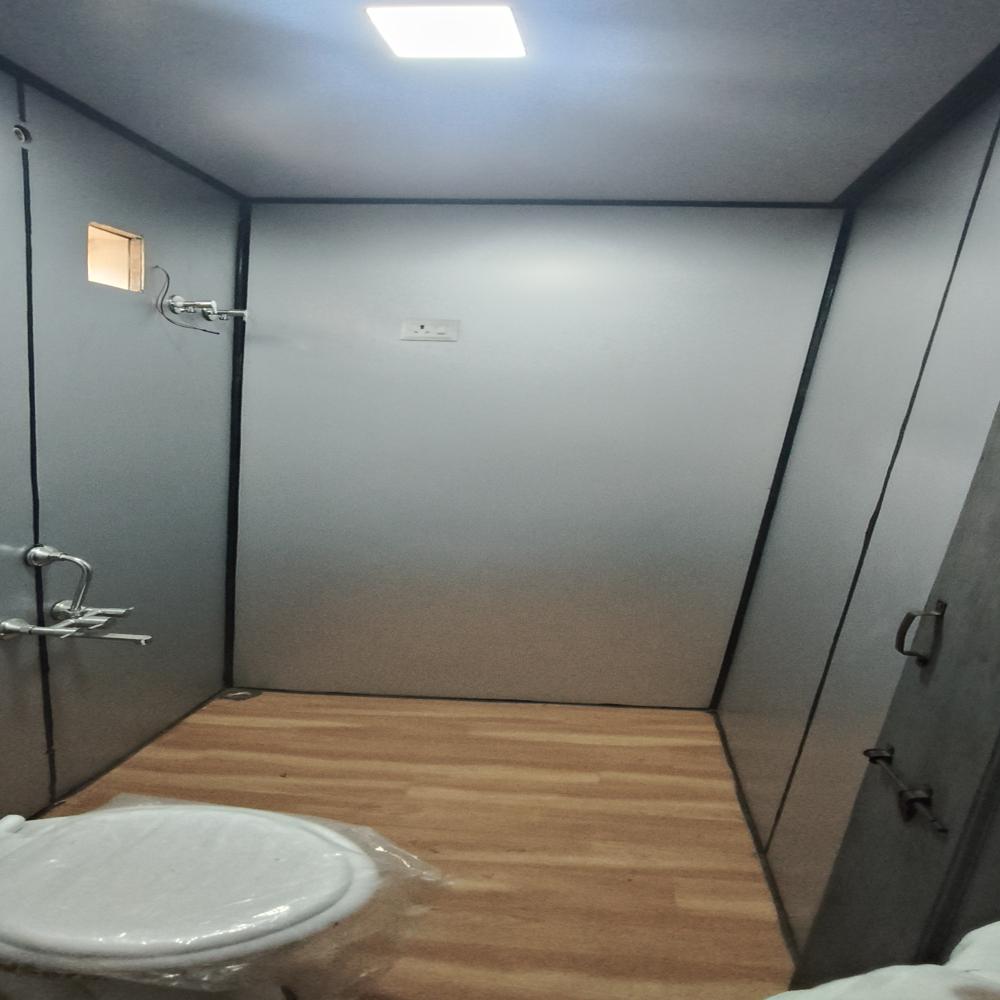 Ms Portable Toilets Cabin - Color: White