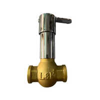 Brass Concealed Stop Cock - Color: Silver