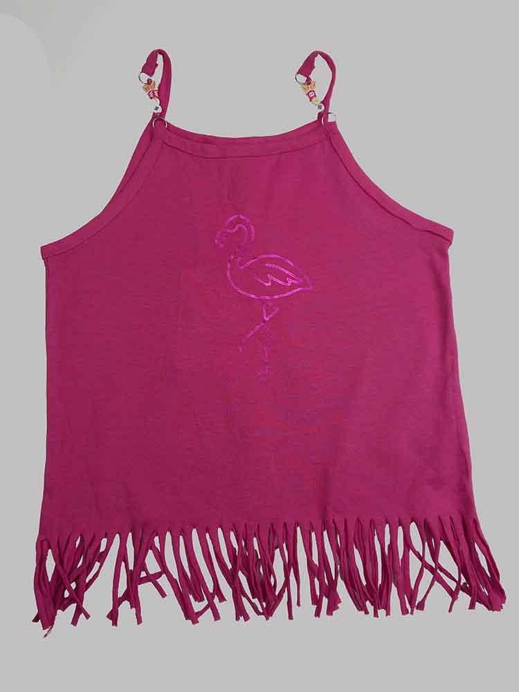 G22118 Grils Strappy Top With Tassels