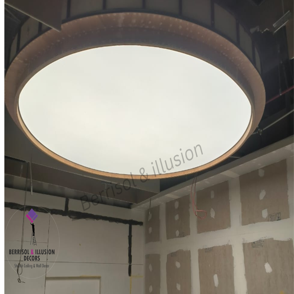 Custom Stretch Ceiling Lighting Solutions - Thickness: 0.18mm Millimeter (Mm)