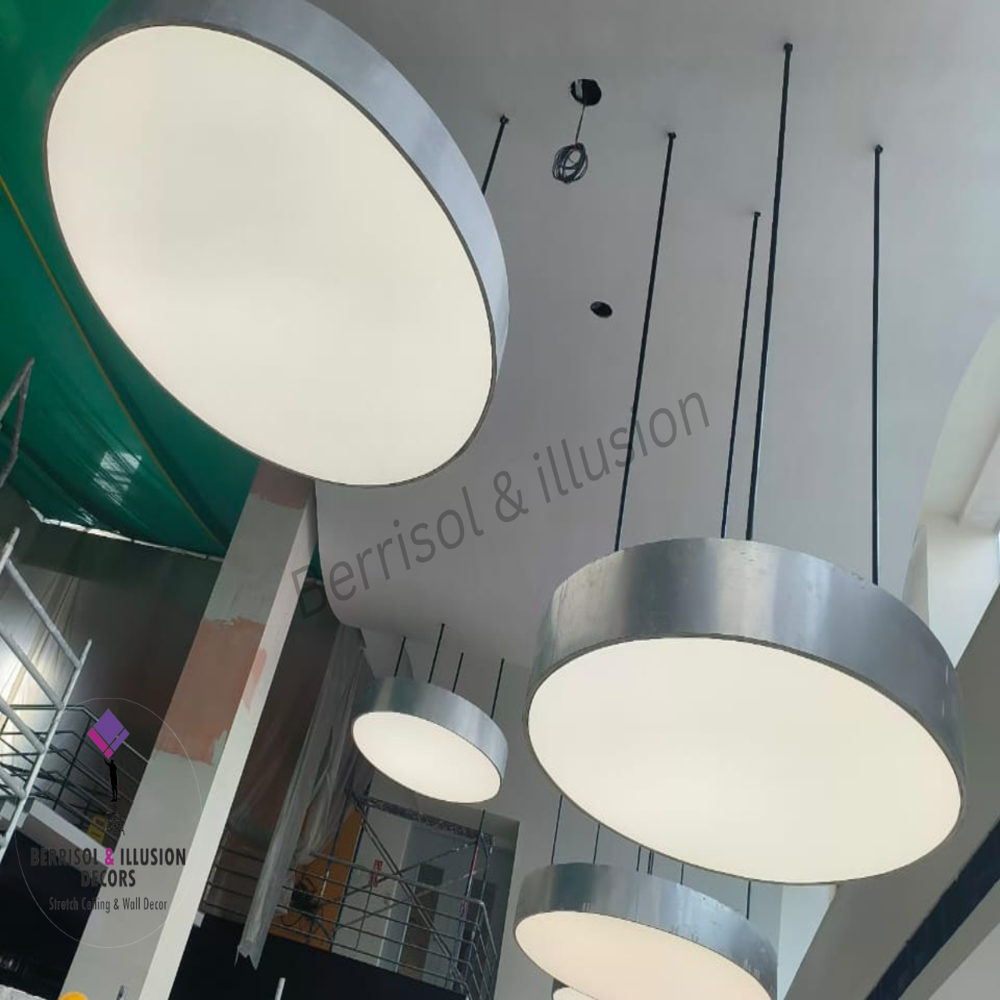 Custom Stretch Ceiling Lighting Solutions - Thickness: 0.18mm Millimeter (Mm)