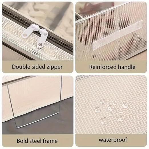 Shoe Storage Box - Color: Transparent And Grey