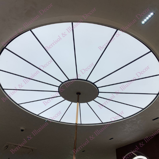 Modern architectural  stretch ceiling lighting