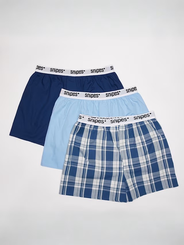 M11451 Mens Outer Elastic Woven Boxer Shorts