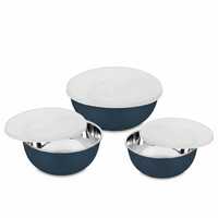 Stainless Steel Serving Bowl Set Of 3 - Capacity: 3000 Milliliter (ml)
