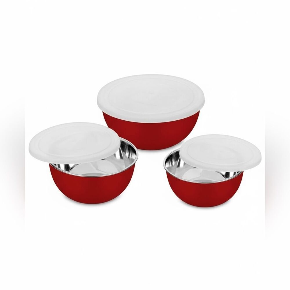 Stainless steel Serving Bowl Set of 3